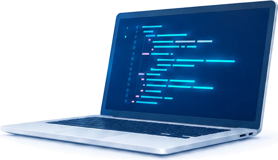Sauber programmierte Website