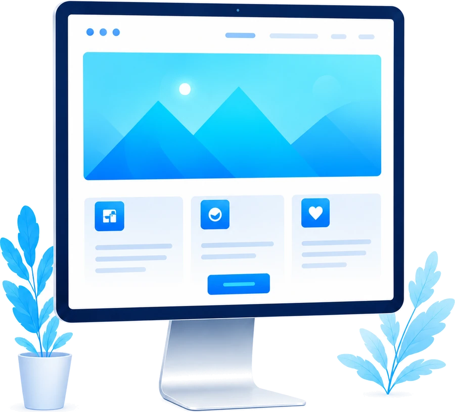 Beispiel für modernes Webdesign