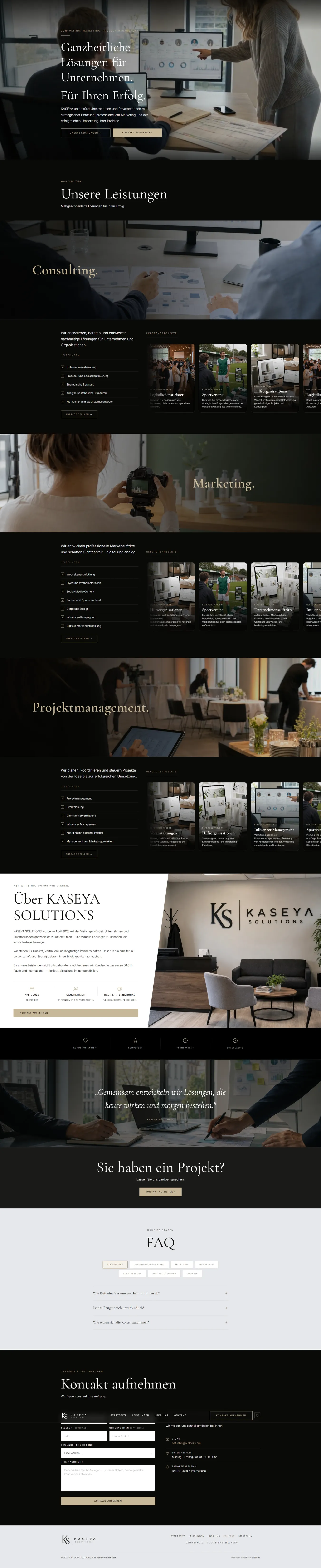 Website von Kaseya Solutions